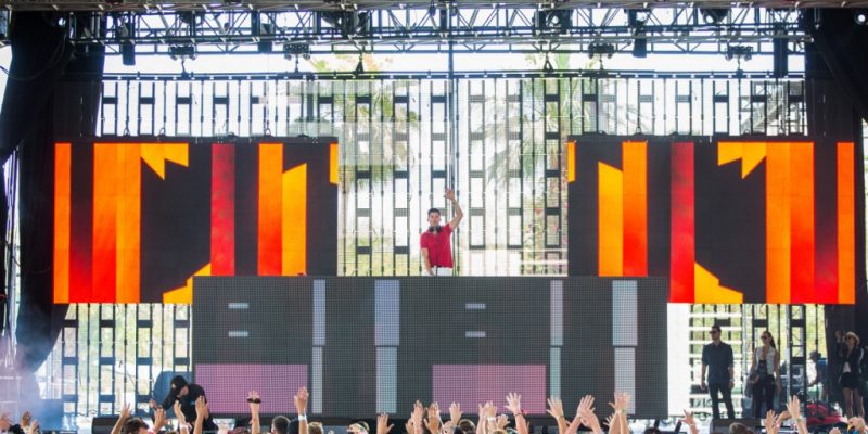 DJ Desctructo performs at EDC New York